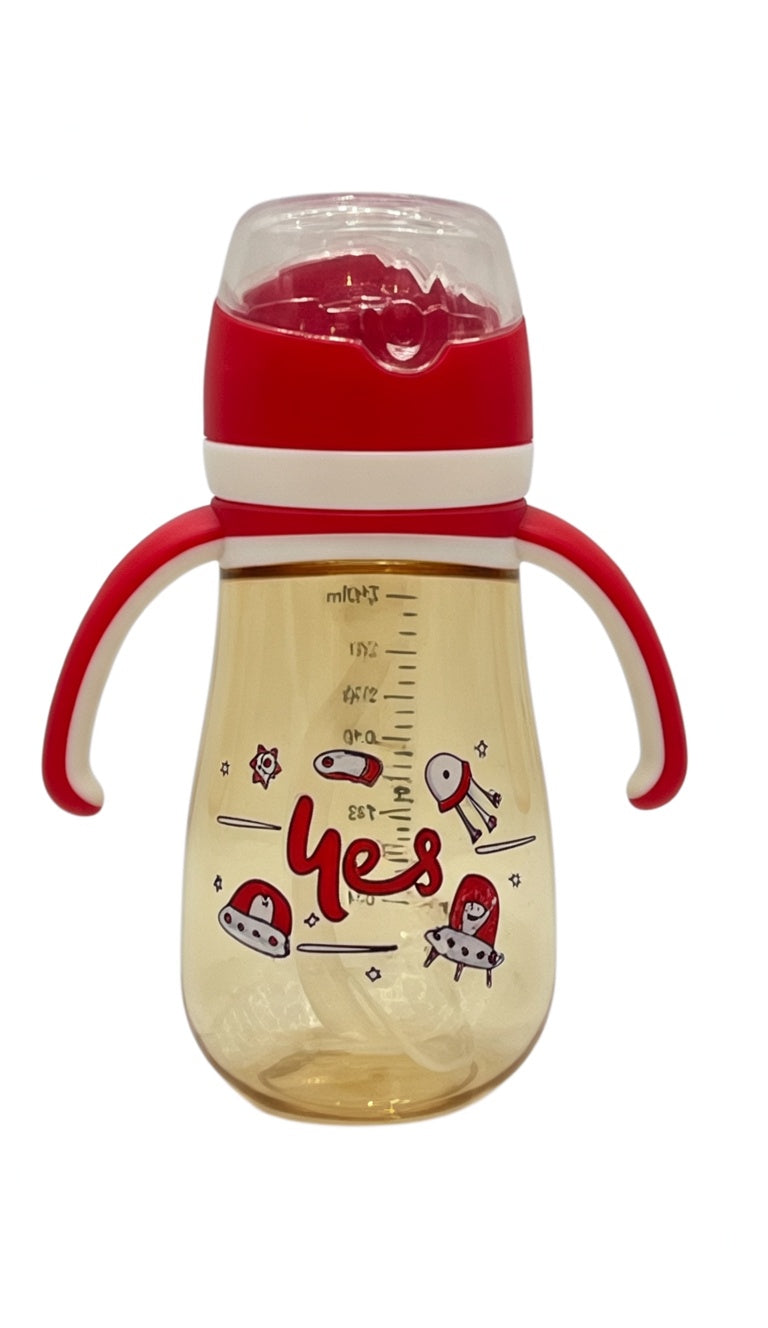 AZ 816 Space Rocket Baby Training Cup with Handles – 300ml PPSU (4 Colors)