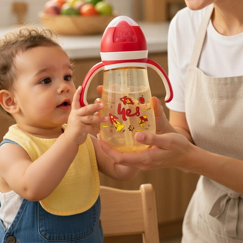 AZ 818 Space Rocket Baby Training Cup with Handles – 300ml