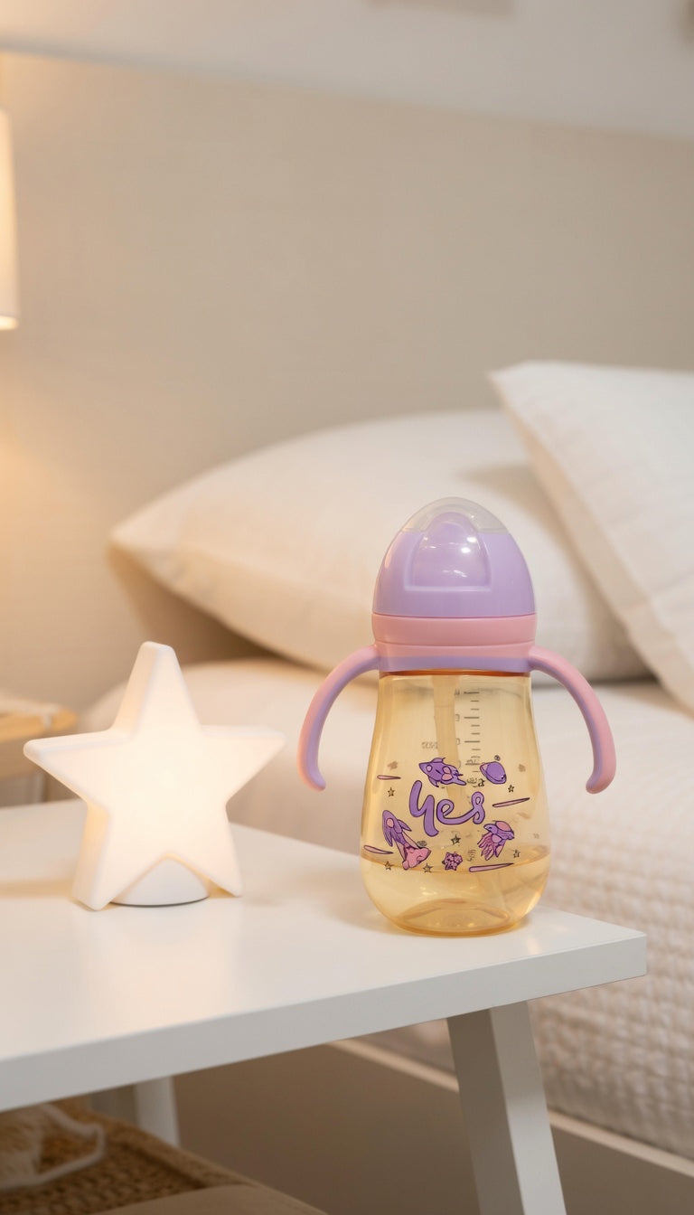AZ 818 Space Rocket Baby Training Cup with Handles – 300ml