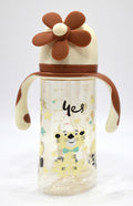PPSU 1060 Tiger Print Baby Sippy Cup with Flower Lid – 300ml