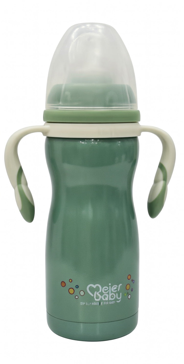 Meier Baby 2-in-1 Stainless Steel Vacuum Insulated Bottle – 240ml Growth Series 632