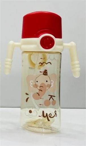 1058 Elephant PPSU Baby Transition Cup with Textured Anti-Slip Handles – 240ml